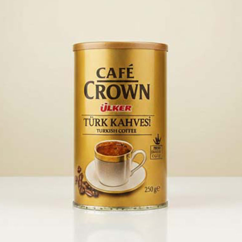 قهوه-ترک-250-گرمی پودر قهوه ترک CAFE CROWN ۲۵۰ گرم (رست مدیم) - Image 1